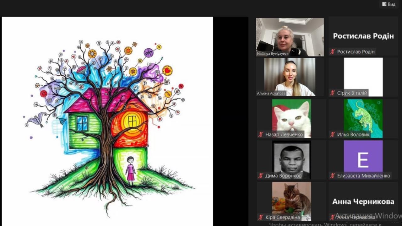 Учні старших класів досліджували свої емоції через методику «Дім–Дерево–Людина» під час гуртка «Цікава психологія»